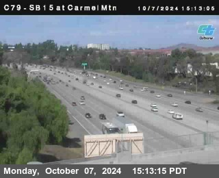 NB 15 at Carmel Mountain Rd.