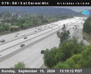 NB 15 at Carmel Mountain Rd.