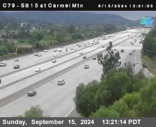 NB 15 at Carmel Mountain Rd.