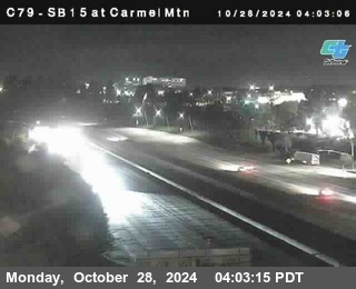 NB 15 at Carmel Mountain Rd.