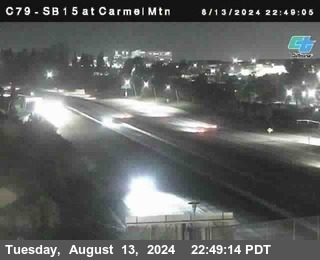 NB 15 at Carmel Mountain Rd.