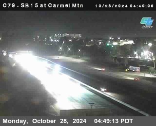 NB 15 at Carmel Mountain Rd.