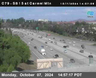 NB 15 at Carmel Mountain Rd.