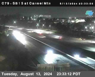 NB 15 at Carmel Mountain Rd.