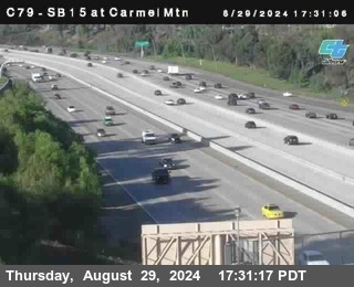 NB 15 at Carmel Mountain Rd.