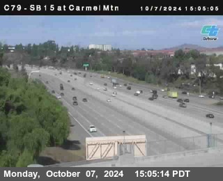 NB 15 at Carmel Mountain Rd.