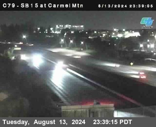 NB 15 at Carmel Mountain Rd.