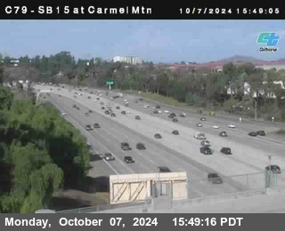 NB 15 at Carmel Mountain Rd.