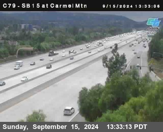 NB 15 at Carmel Mountain Rd.