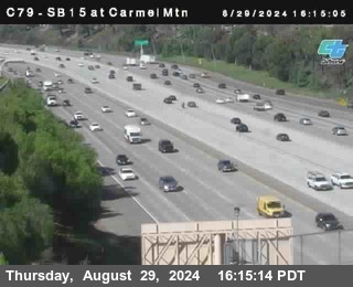 NB 15 at Carmel Mountain Rd.