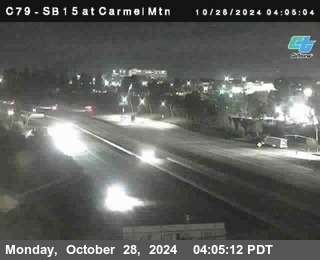 NB 15 at Carmel Mountain Rd.