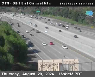 NB 15 at Carmel Mountain Rd.