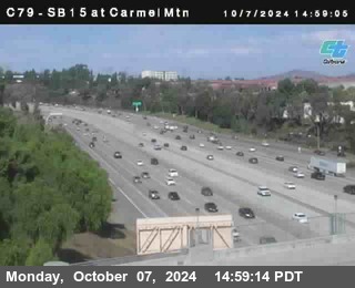 NB 15 at Carmel Mountain Rd.