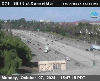 NB 15 at Carmel Mountain Rd.