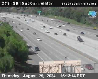 NB 15 at Carmel Mountain Rd.