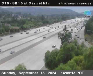 NB 15 at Carmel Mountain Rd.