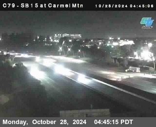 NB 15 at Carmel Mountain Rd.