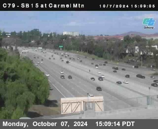 NB 15 at Carmel Mountain Rd.