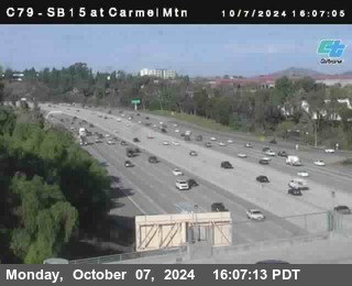 NB 15 at Carmel Mountain Rd.