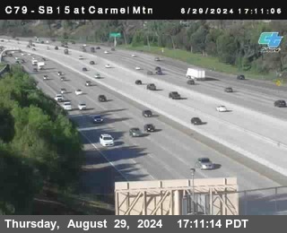 NB 15 at Carmel Mountain Rd.