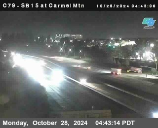 NB 15 at Carmel Mountain Rd.