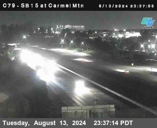 NB 15 at Carmel Mountain Rd.