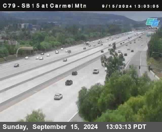 NB 15 at Carmel Mountain Rd.