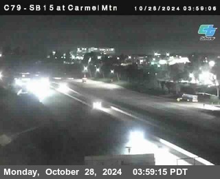 NB 15 at Carmel Mountain Rd.