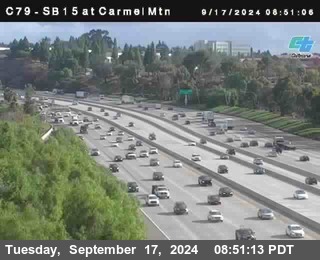 NB 15 at Carmel Mountain Rd.