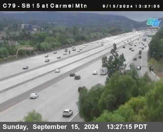 NB 15 at Carmel Mountain Rd.