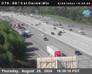 NB 15 at Carmel Mountain Rd.