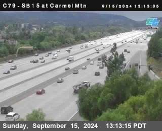 NB 15 at Carmel Mountain Rd.