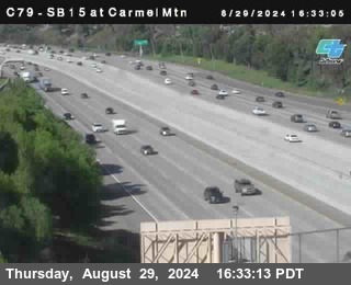 NB 15 at Carmel Mountain Rd.