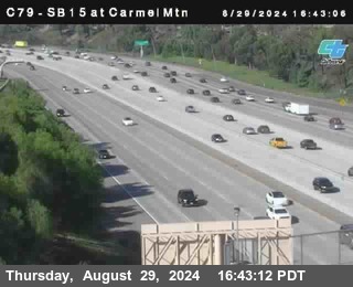 NB 15 at Carmel Mountain Rd.