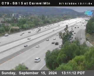 NB 15 at Carmel Mountain Rd.