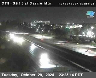 NB 15 at Carmel Mountain Rd.