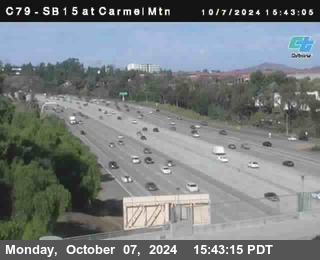 NB 15 at Carmel Mountain Rd.