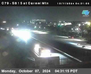 NB 15 at Carmel Mountain Rd.