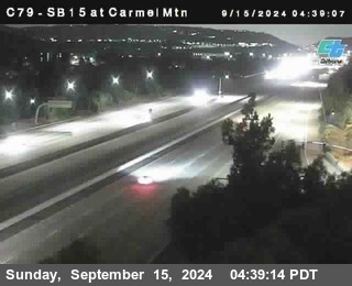 NB 15 at Carmel Mountain Rd.