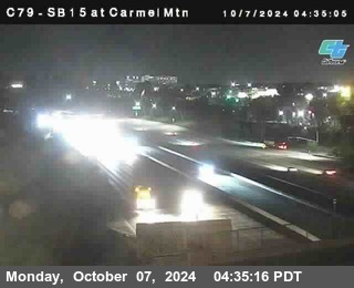 NB 15 at Carmel Mountain Rd.