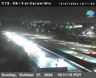 NB 15 at Carmel Mountain Rd.