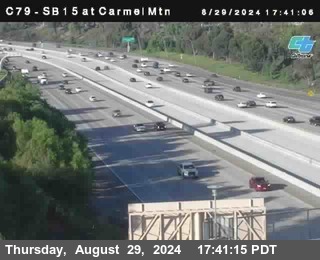 NB 15 at Carmel Mountain Rd.