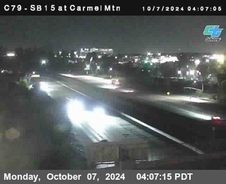 NB 15 at Carmel Mountain Rd.