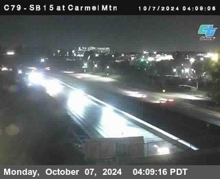 NB 15 at Carmel Mountain Rd.