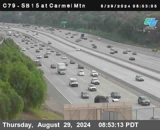 NB 15 at Carmel Mountain Rd.