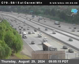 NB 15 at Carmel Mountain Rd.