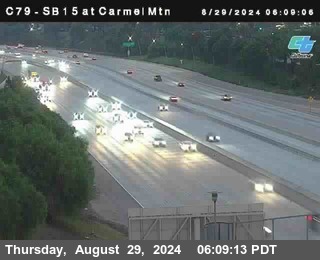 NB 15 at Carmel Mountain Rd.