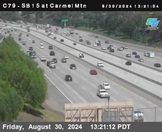 NB 15 at Carmel Mountain Rd.