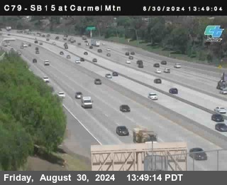 NB 15 at Carmel Mountain Rd.