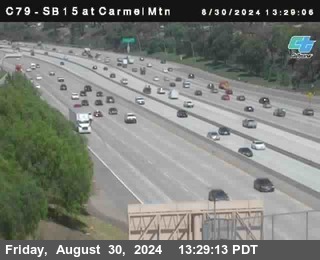 NB 15 at Carmel Mountain Rd.